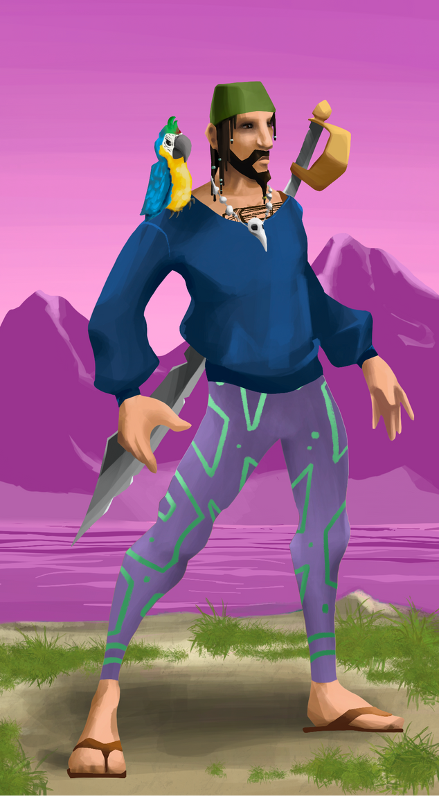 AlgoSeas Pirate #10063 NFT on Algorand