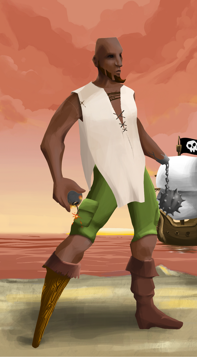 AlgoSeas Pirate #10066 NFT on Algorand