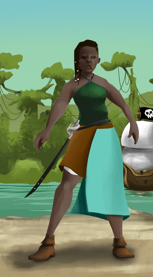 AlgoSeas Pirate #10068 NFT on Algorand