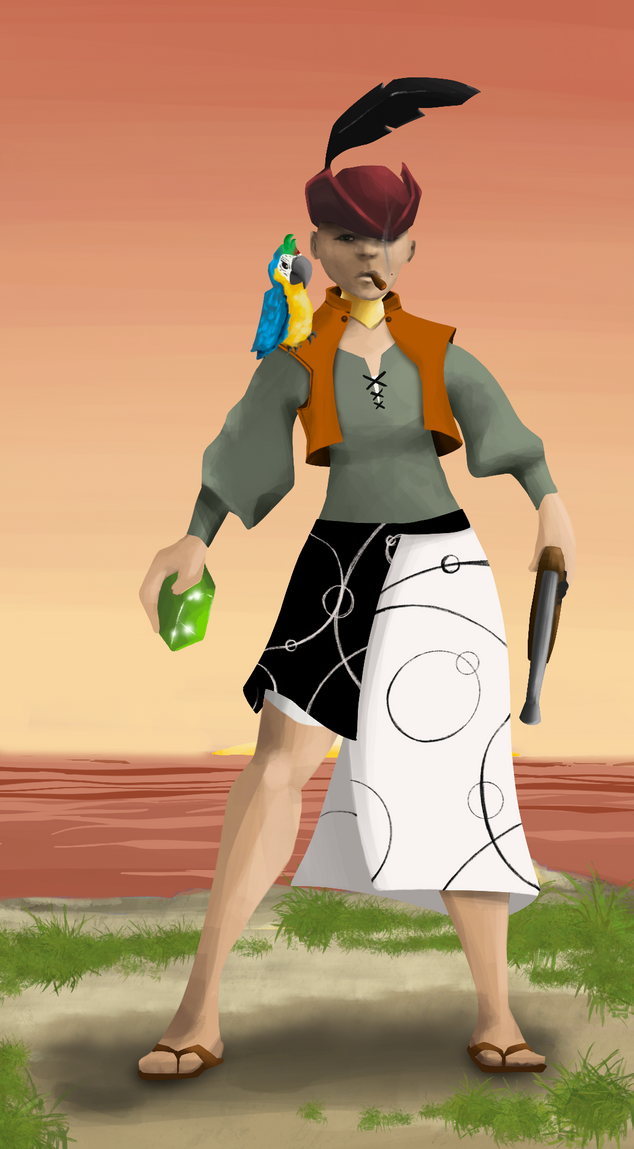 AlgoSeas Pirate #10094 NFT on Algorand