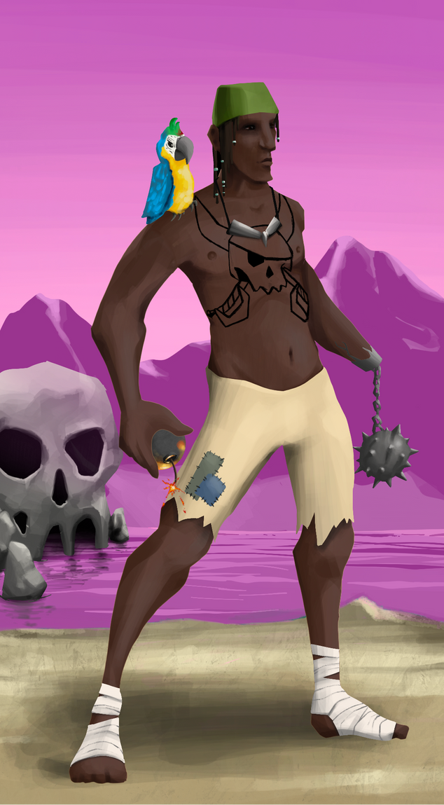 AlgoSeas Pirate #10096 NFT on Algorand