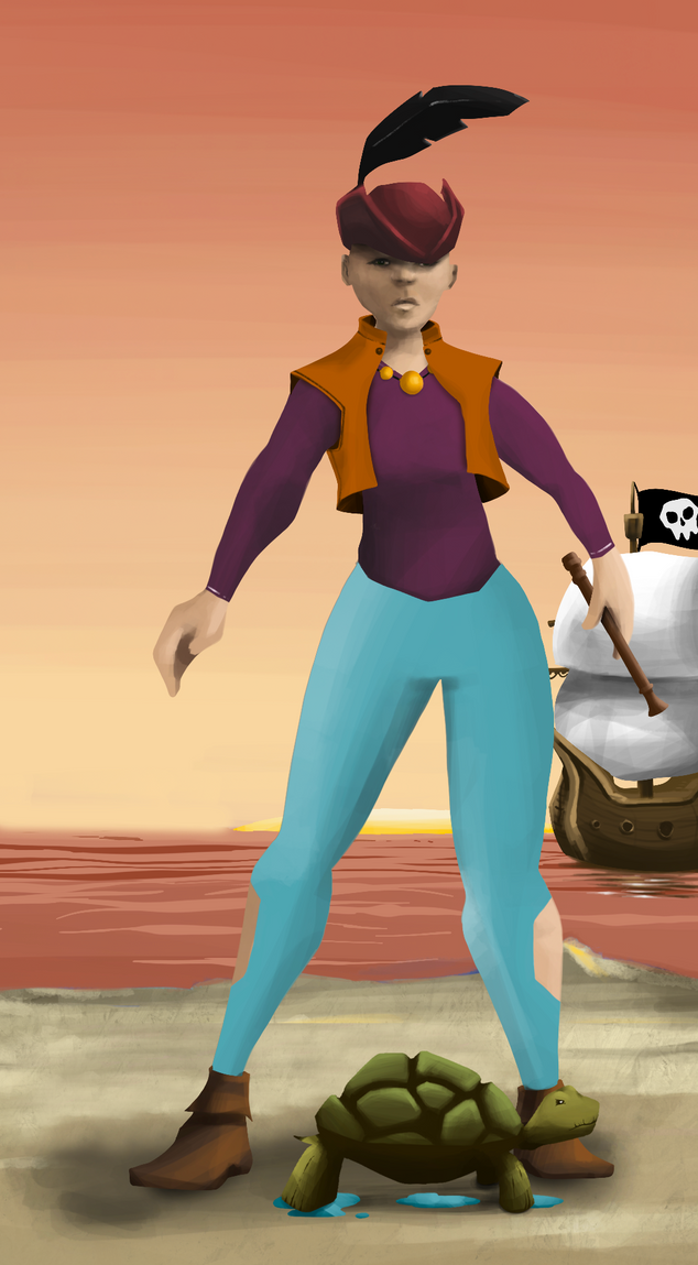 AlgoSeas Pirate #10206 NFT on Algorand