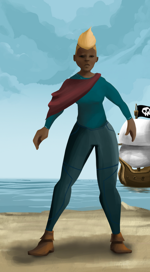 AlgoSeas Pirate #10255 NFT on Algorand