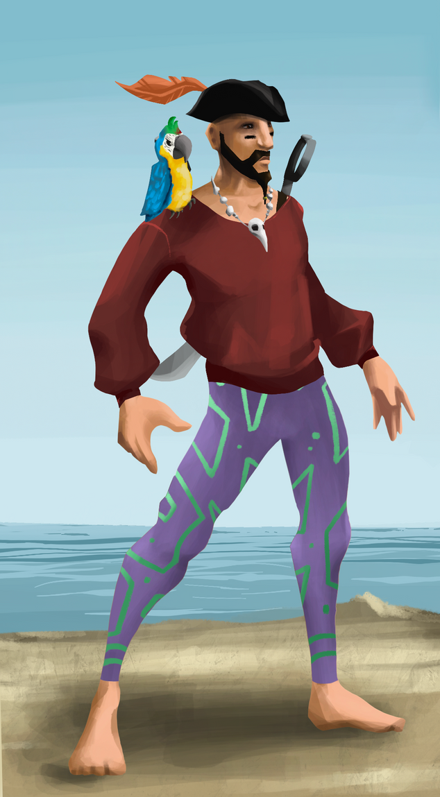 AlgoSeas Pirate #10374 NFT on Algorand