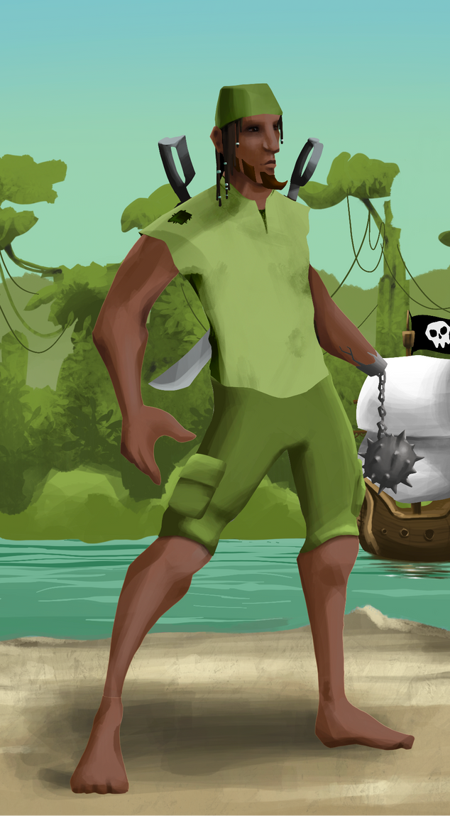 AlgoSeas Pirate #10427 NFT on Algorand