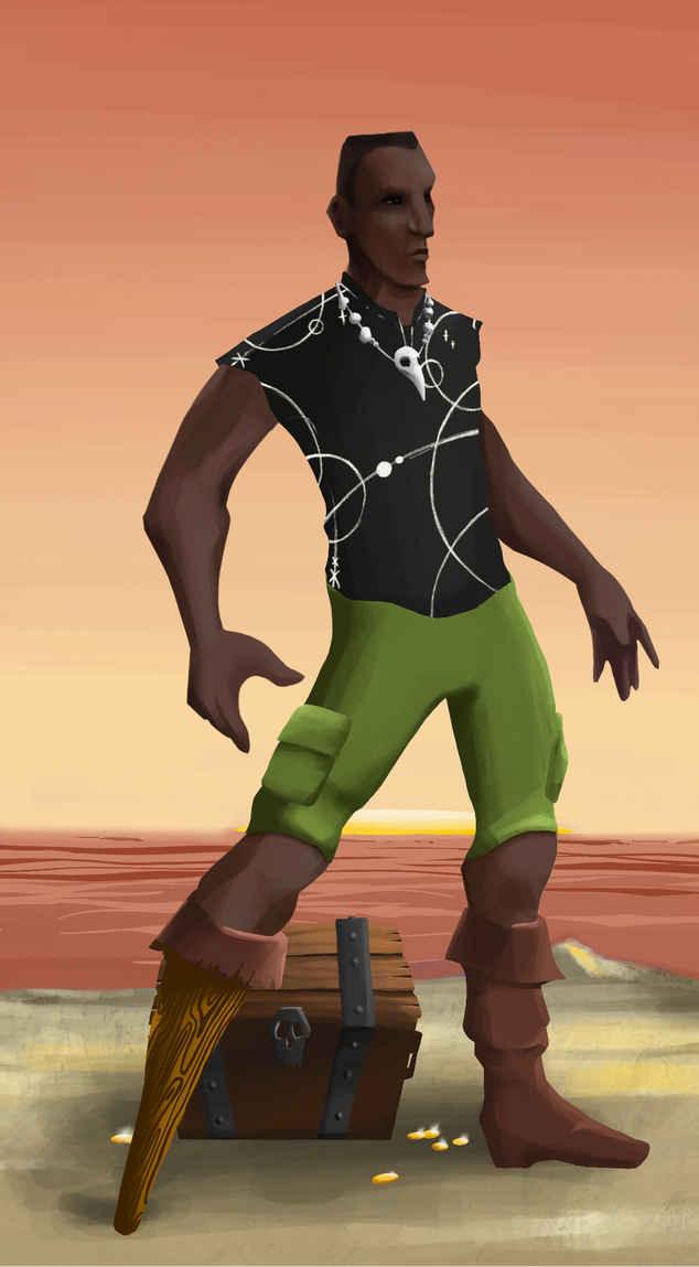 AlgoSeas Pirate #10455 NFT on Algorand