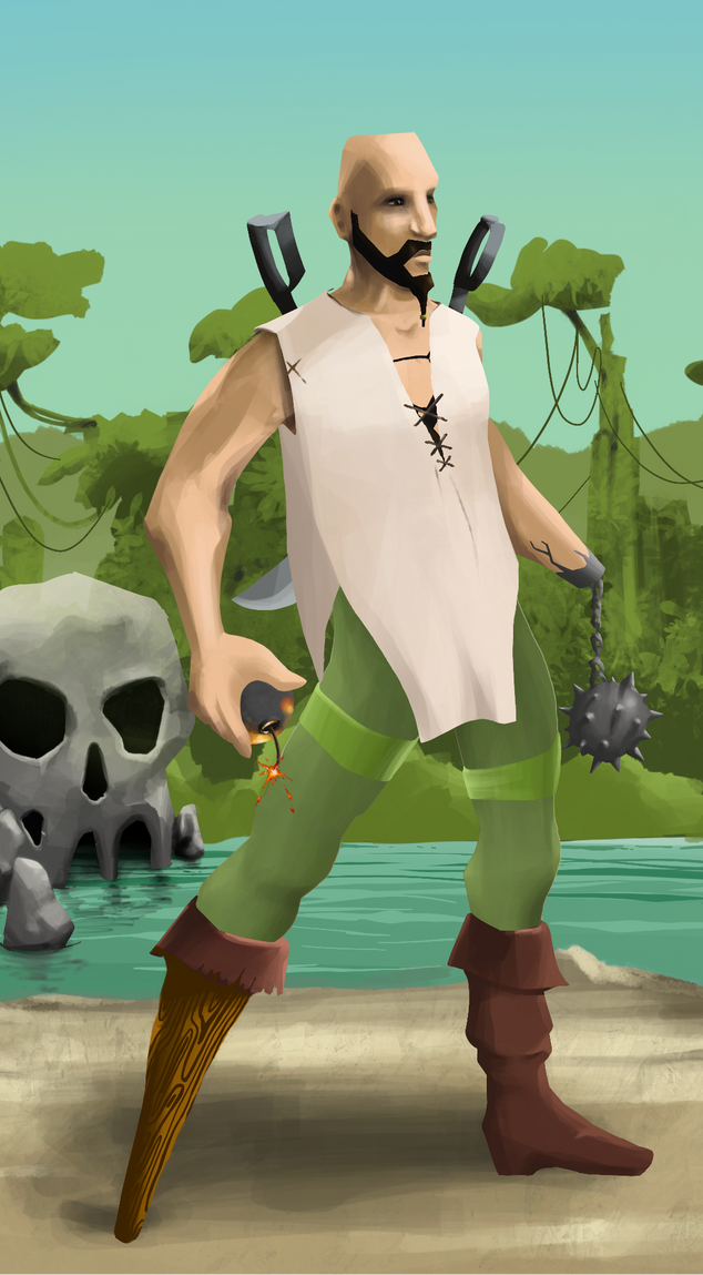 AlgoSeas Pirate #10486 NFT on Algorand