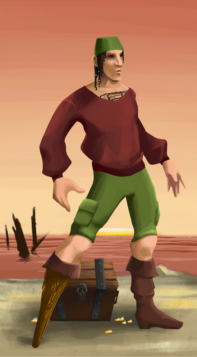 AlgoSeas Pirate #10544 NFT on Algorand