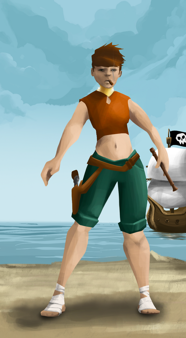 AlgoSeas Pirate #10566 NFT on Algorand