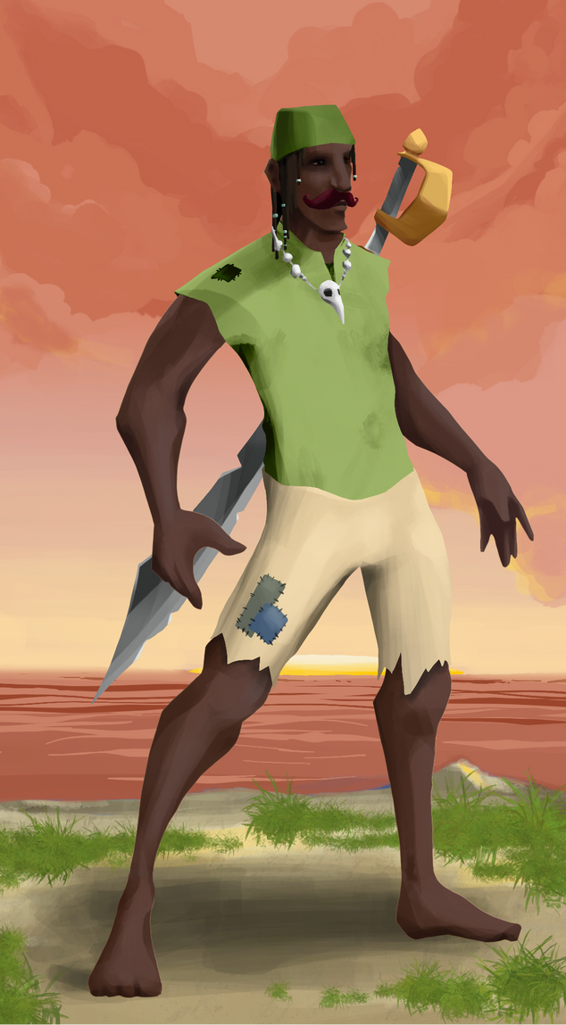 AlgoSeas Pirate #10594 NFT on Algorand