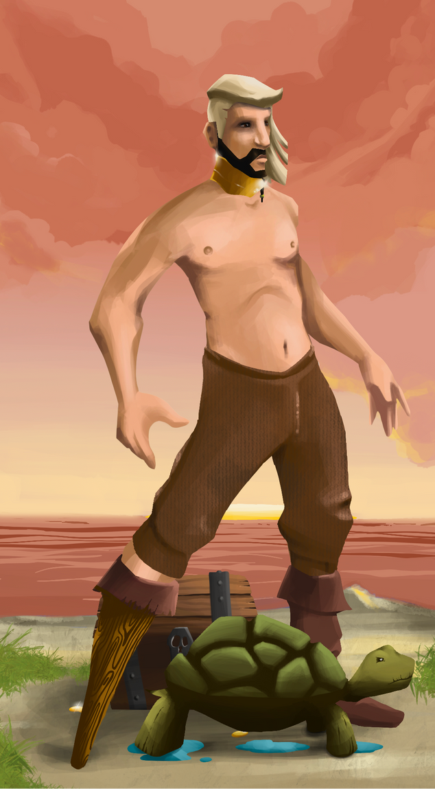 AlgoSeas Pirate #10605 NFT on Algorand