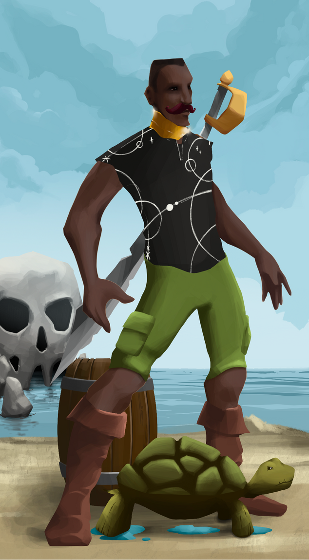 AlgoSeas Pirate #10612 NFT on Algorand