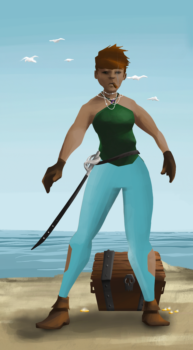 AlgoSeas Pirate #10640 NFT on Algorand