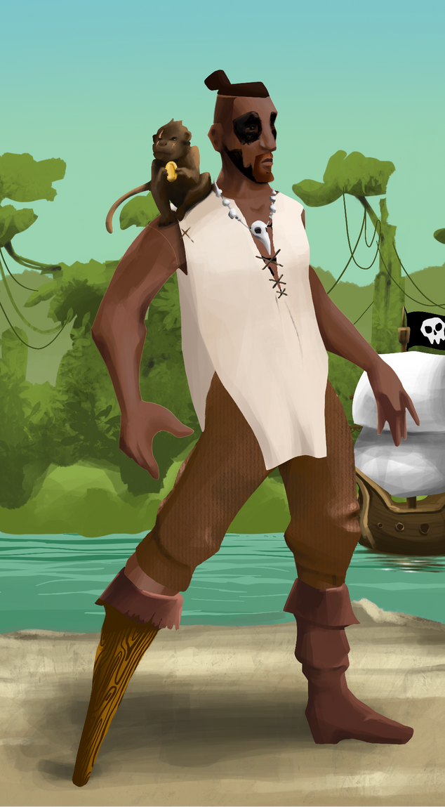 AlgoSeas Pirate #10670 NFT on Algorand