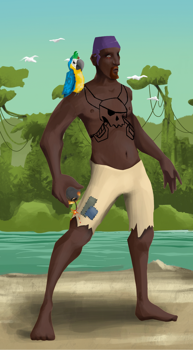 AlgoSeas Pirate #10692 NFT on Algorand