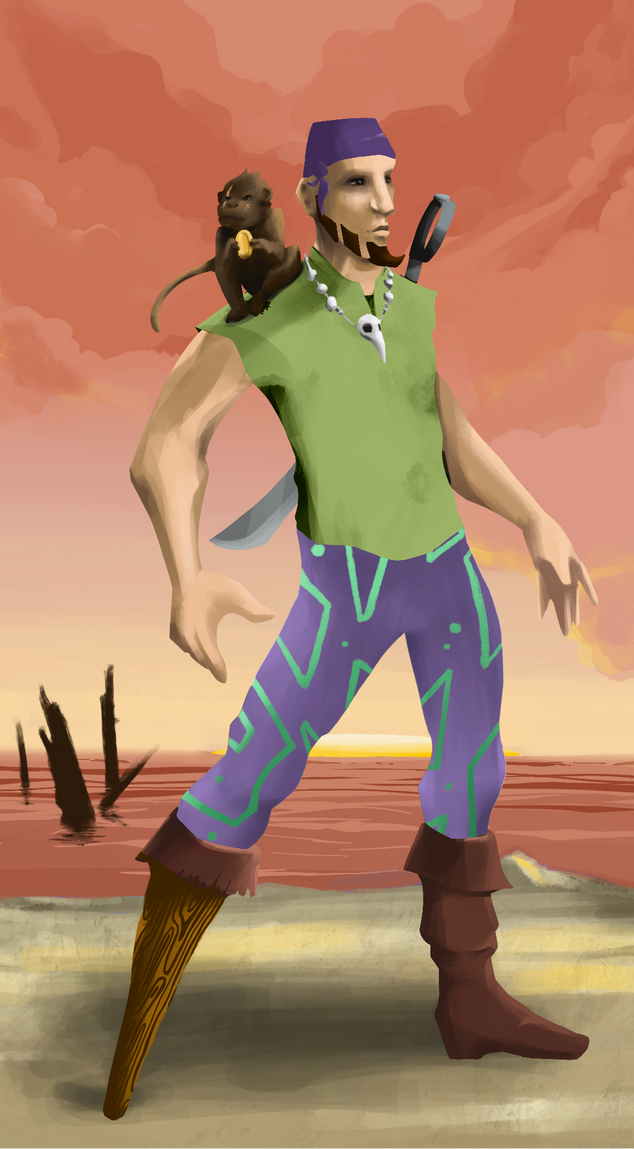 AlgoSeas Pirate #10695 NFT on Algorand