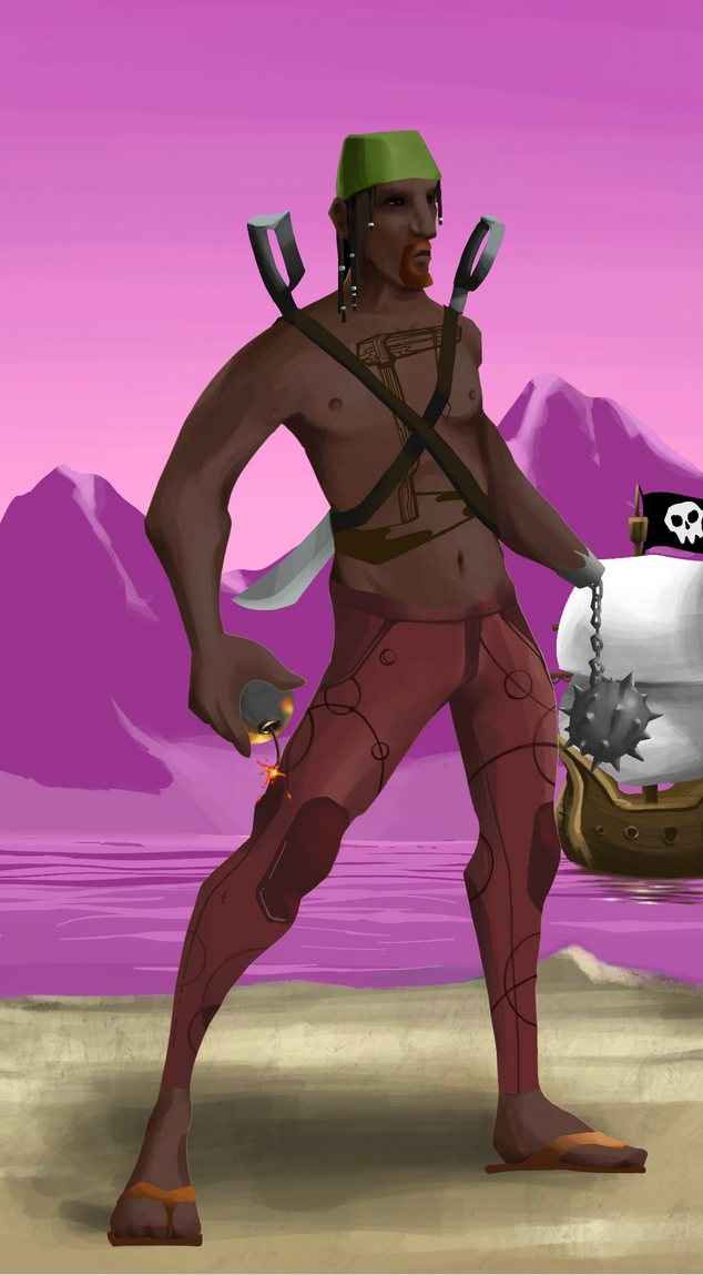 AlgoSeas Pirate #10701 NFT on Algorand