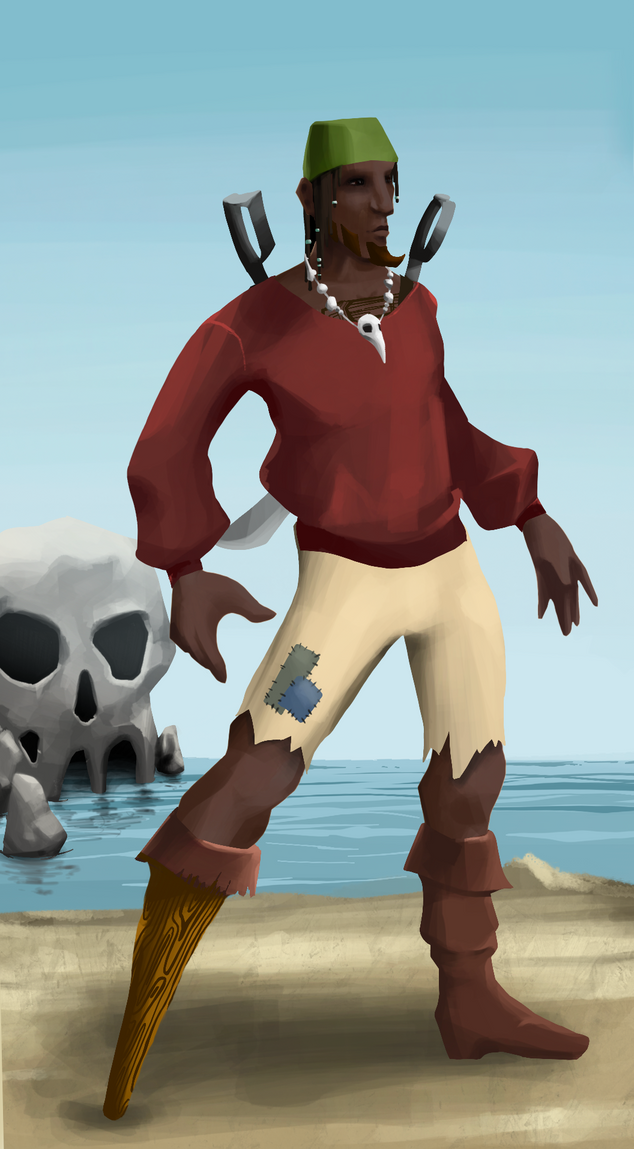 AlgoSeas Pirate #1071 NFT on Algorand