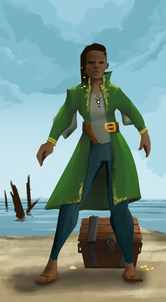 AlgoSeas Pirate #10713 NFT on Algorand