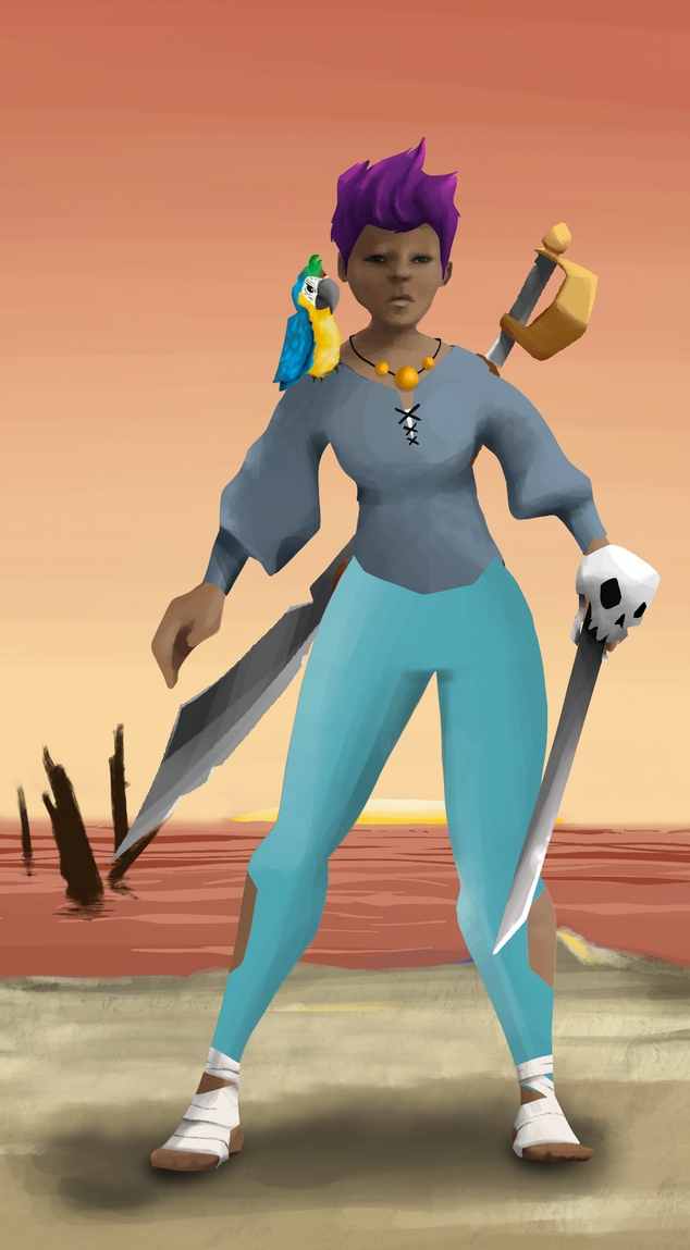 AlgoSeas Pirate #10715 NFT on Algorand