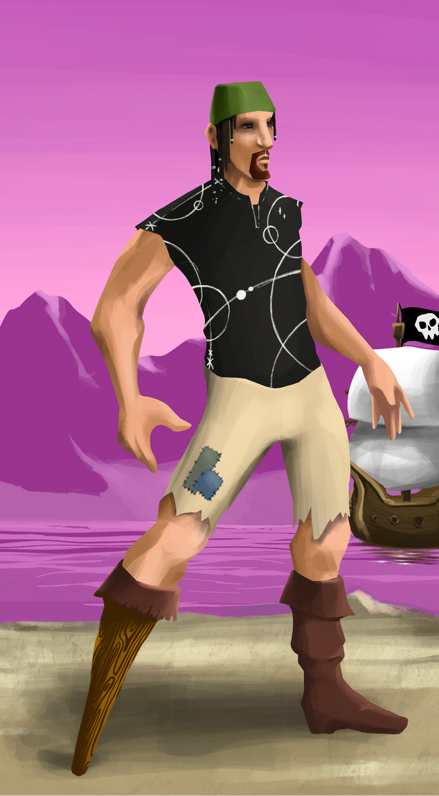 AlgoSeas Pirate #10727 NFT on Algorand