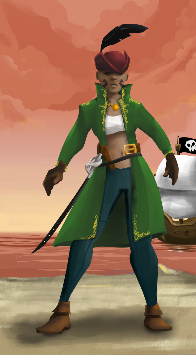 AlgoSeas Pirate #10733 NFT on Algorand