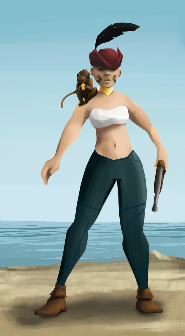 AlgoSeas Pirate #1074 NFT on Algorand