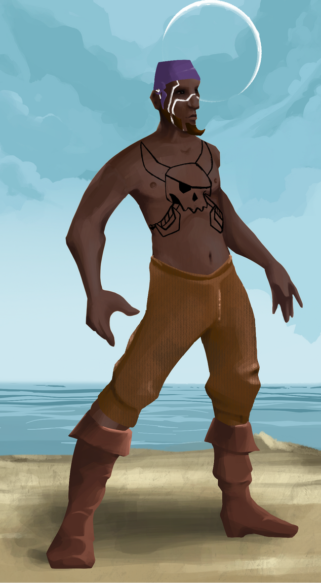 AlgoSeas Pirate #10824 NFT on Algorand