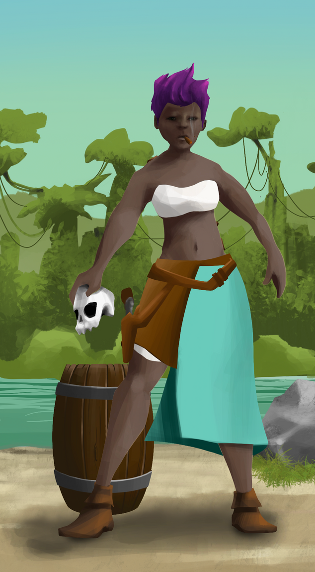 AlgoSeas Pirate #10825 NFT on Algorand