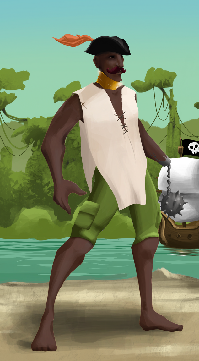 AlgoSeas Pirate #10882 NFT on Algorand