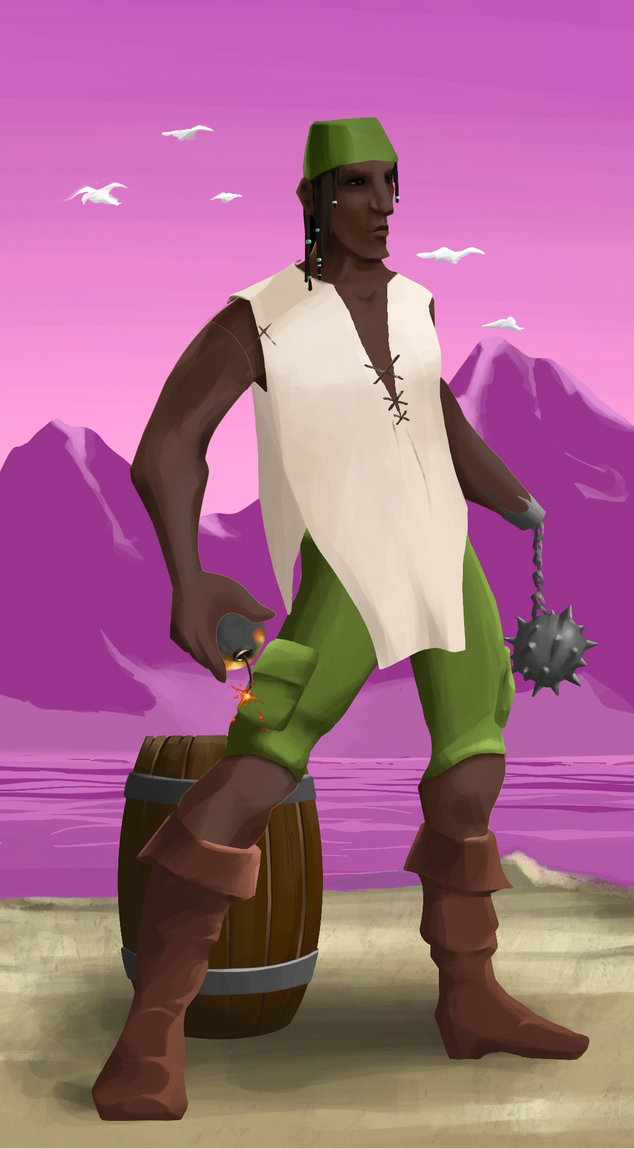 AlgoSeas Pirate #1091 NFT on Algorand