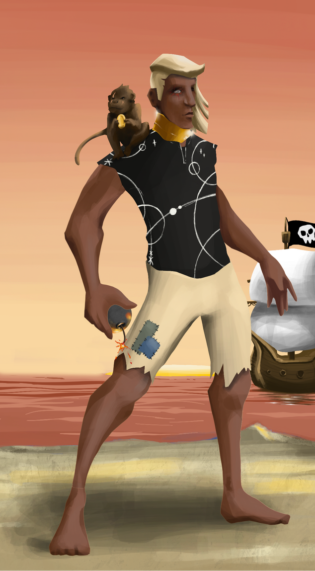 AlgoSeas Pirate #10929 NFT on Algorand