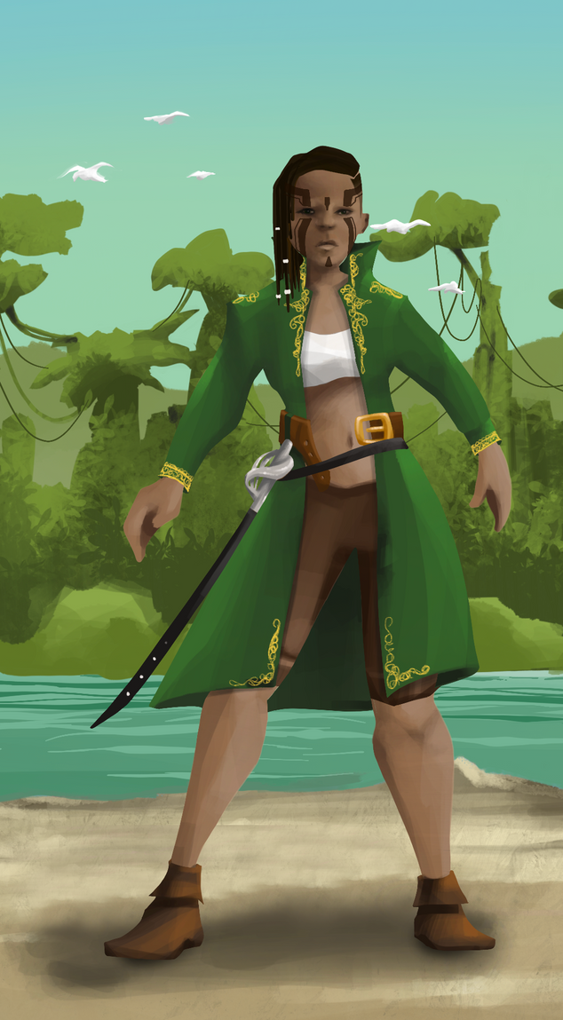 AlgoSeas Pirate #10951 NFT on Algorand