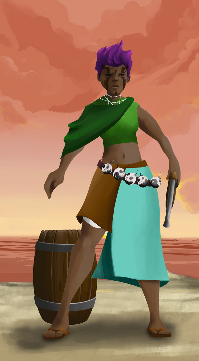 AlgoSeas Pirate #1096 NFT on Algorand