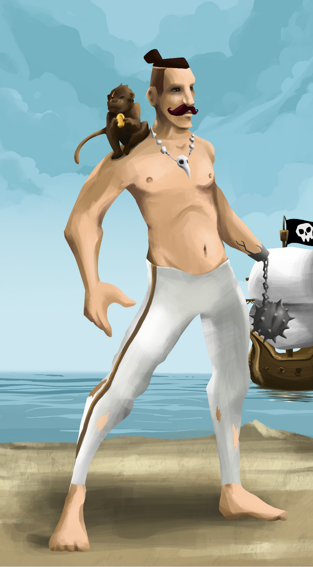 AlgoSeas Pirate #10961 NFT on Algorand