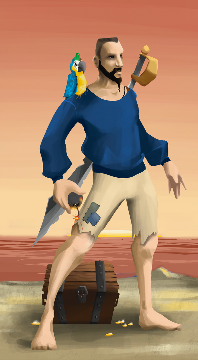 AlgoSeas Pirate #10979 NFT on Algorand