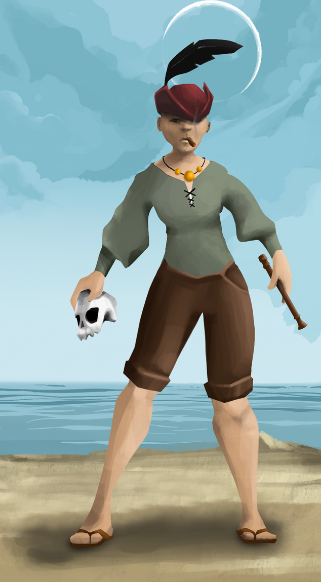 AlgoSeas Pirate #10990 NFT on Algorand