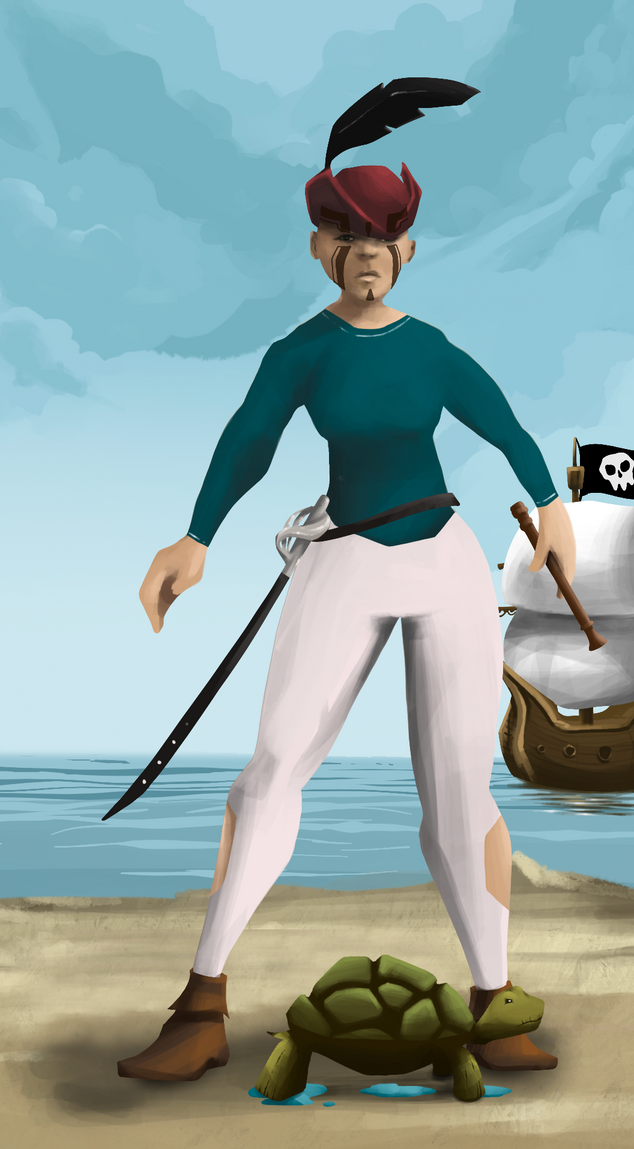 AlgoSeas Pirate #11163 NFT on Algorand