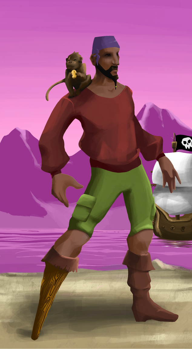 AlgoSeas Pirate #11307 NFT on Algorand