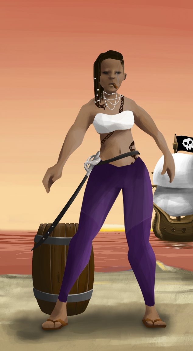 AlgoSeas Pirate #11376 NFT on Algorand