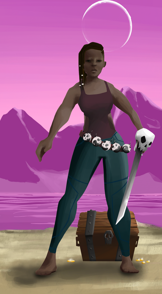 AlgoSeas Pirate #11406 NFT on Algorand