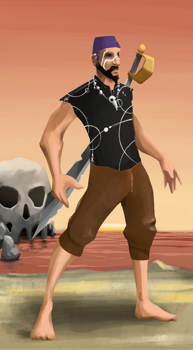 AlgoSeas Pirate #11413 NFT on Algorand