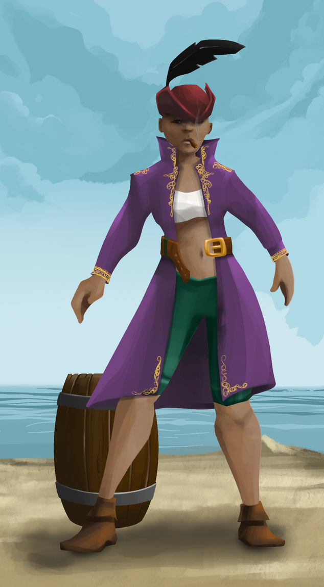 AlgoSeas Pirate #11416 NFT on Algorand