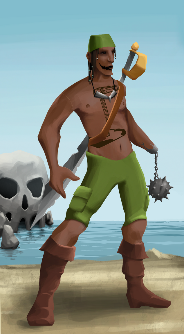 AlgoSeas Pirate #11455 NFT on Algorand