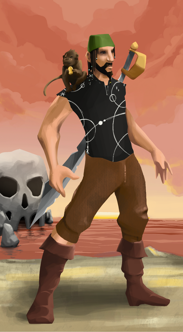 AlgoSeas Pirate #11529 NFT on Algorand