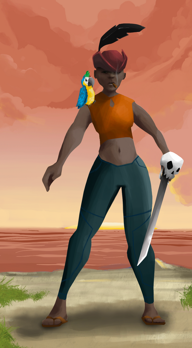 AlgoSeas Pirate #11596 NFT on Algorand