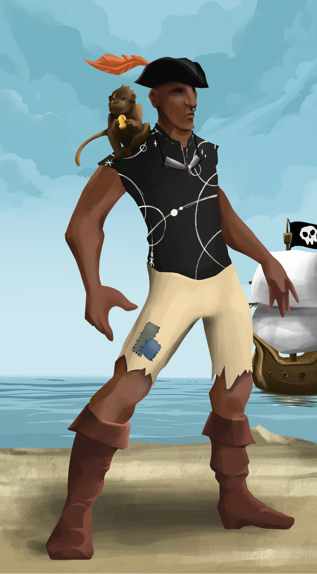 AlgoSeas Pirate #11655 NFT on Algorand