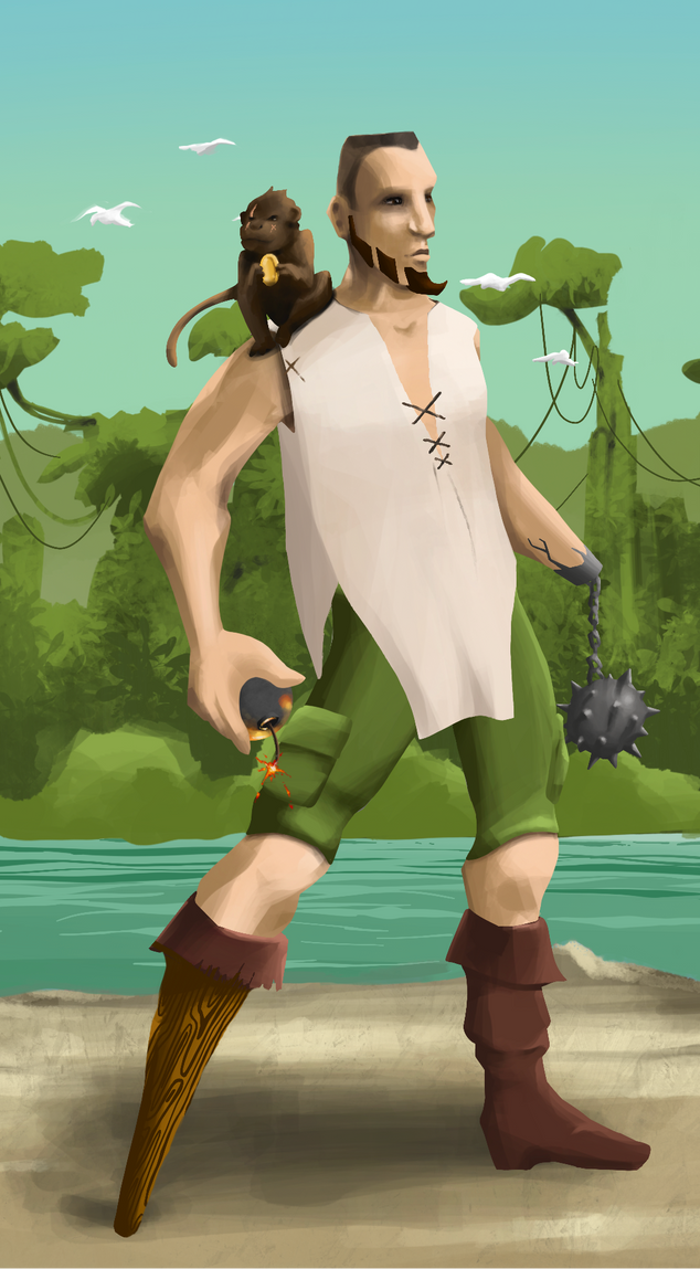 AlgoSeas Pirate #1171 NFT on Algorand