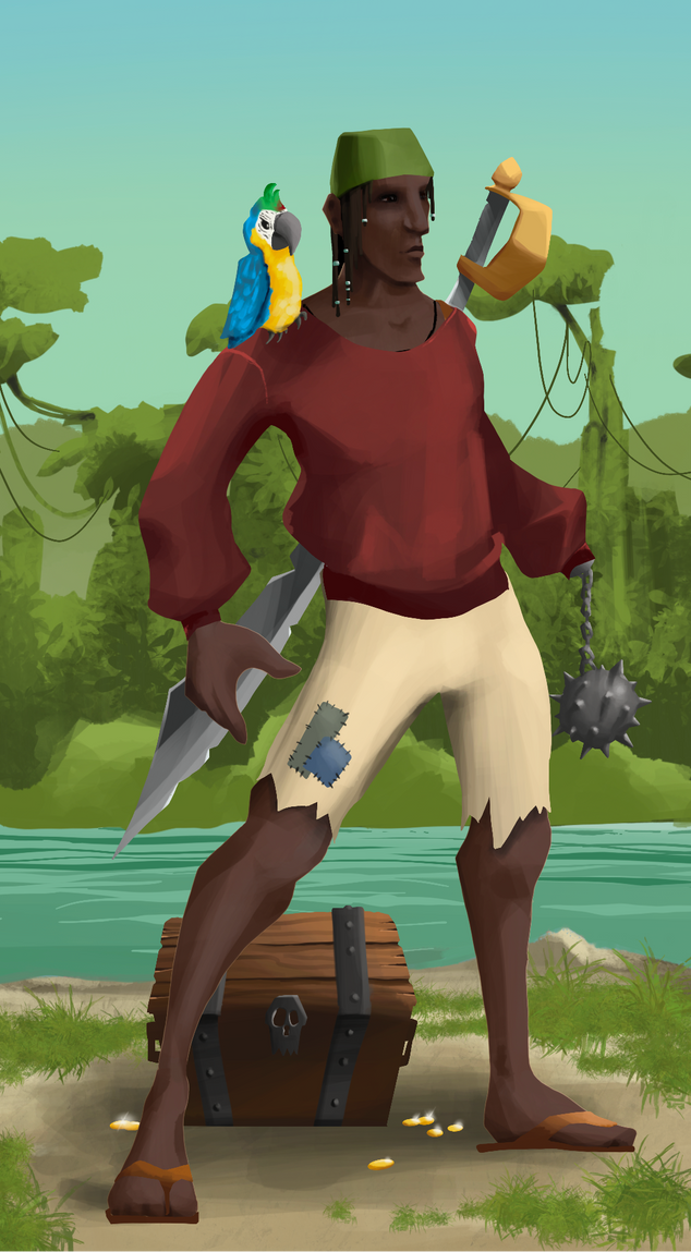 AlgoSeas Pirate #11769 NFT on Algorand