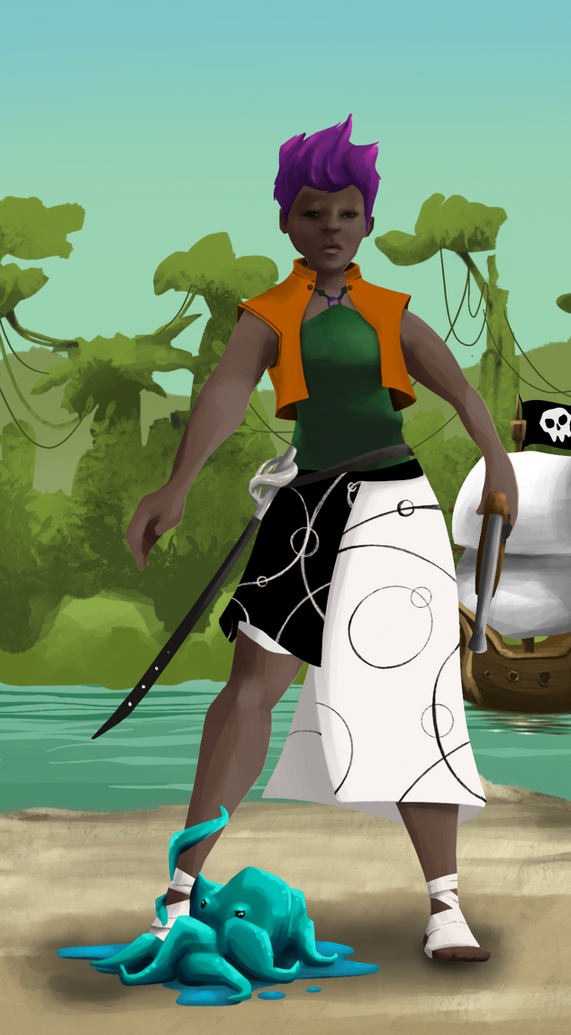 AlgoSeas Pirate #11921 NFT on Algorand